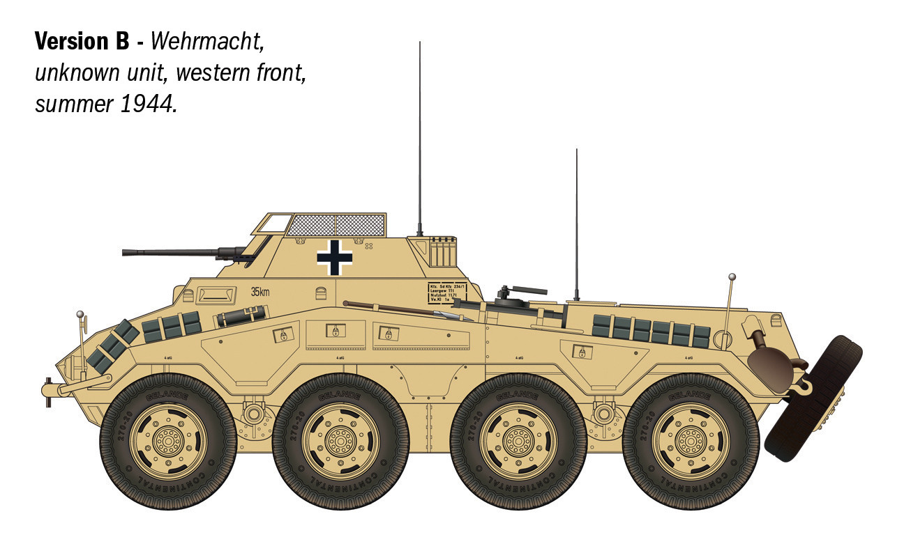 Italeri Sd.Kfz. 234/1 Armoured Car 1:35 6757