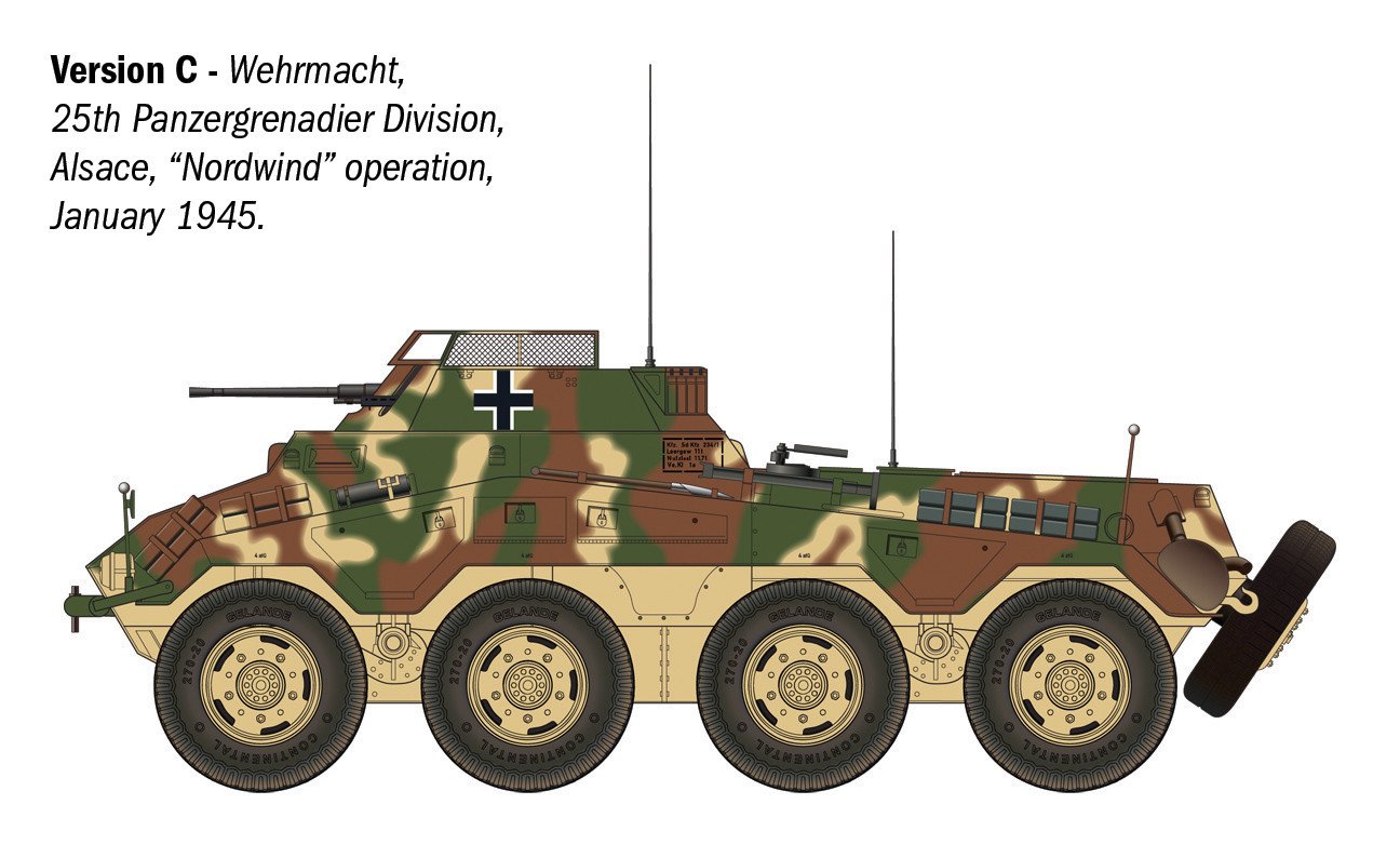 Italeri Sd.Kfz. 234/1 Armoured Car 1:35 6757
