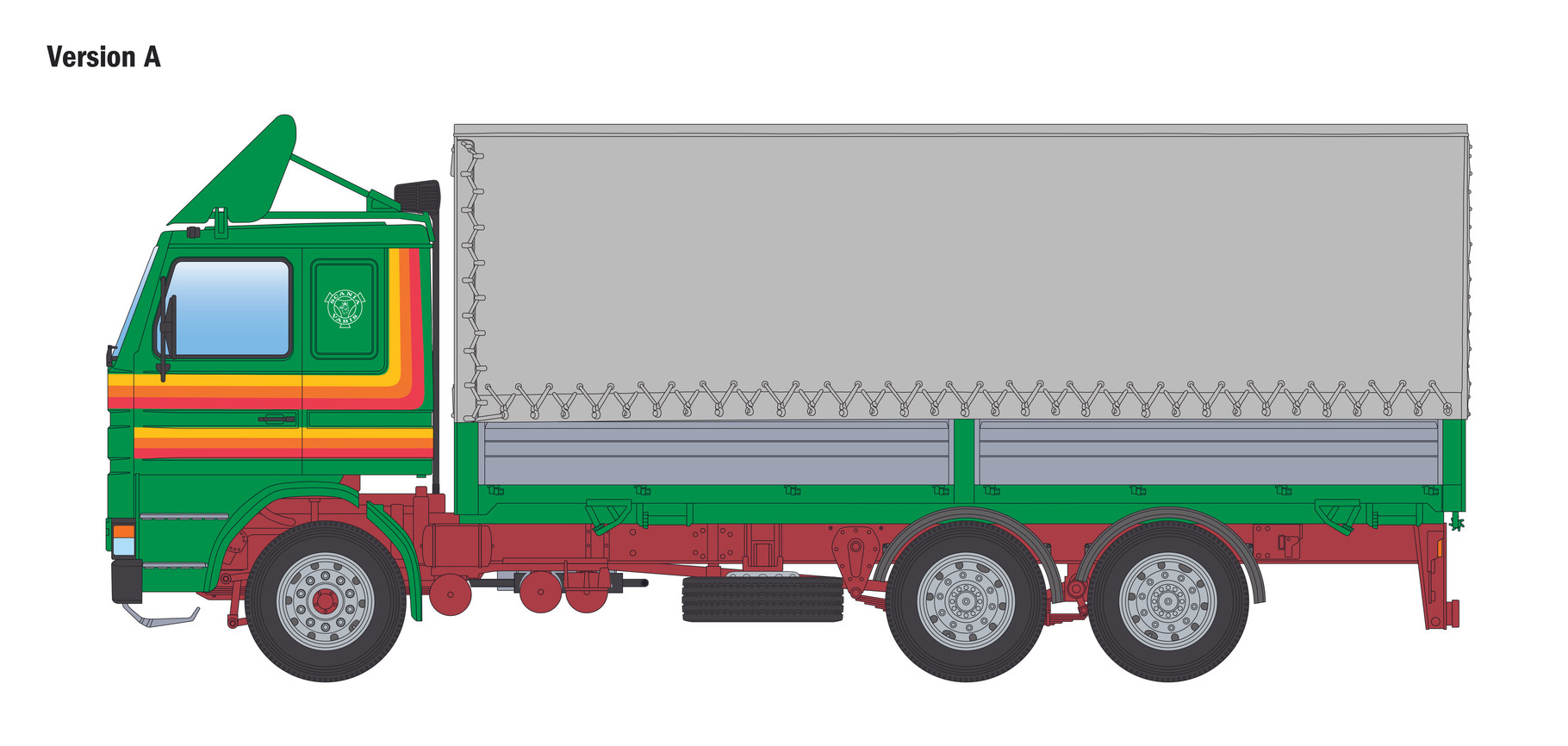 Italeri Scania 142H 6x2 Canvas 1/24 90762