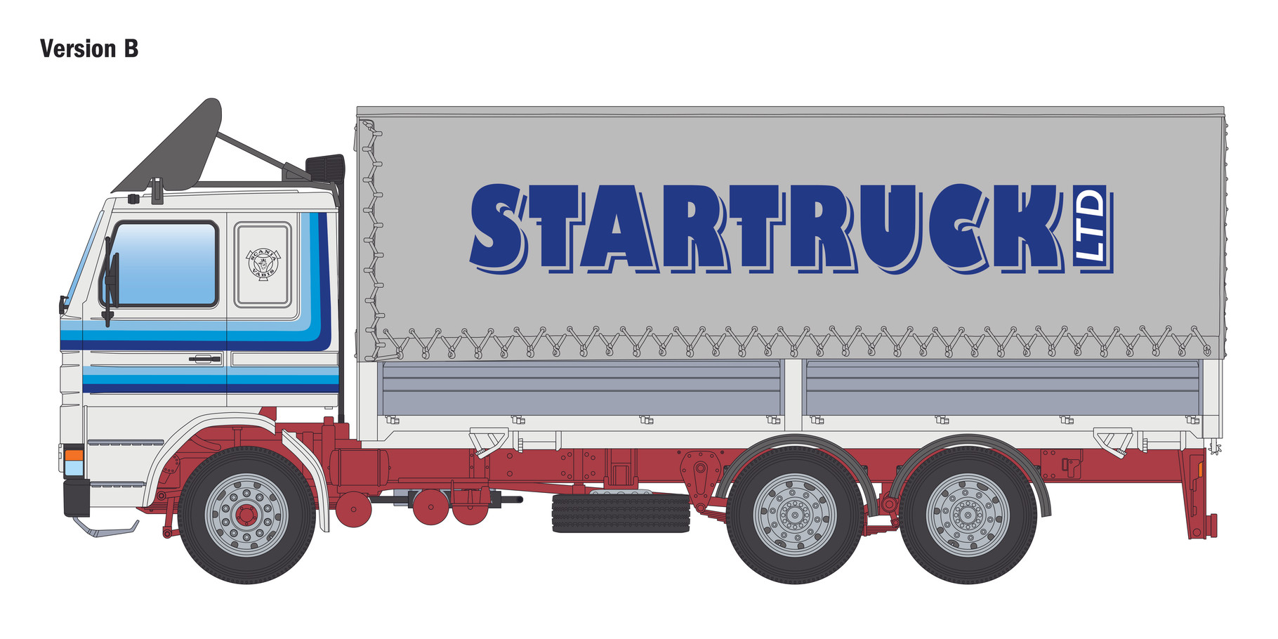 Italeri Scania 142H 6x2 Canvas 1/24 90762