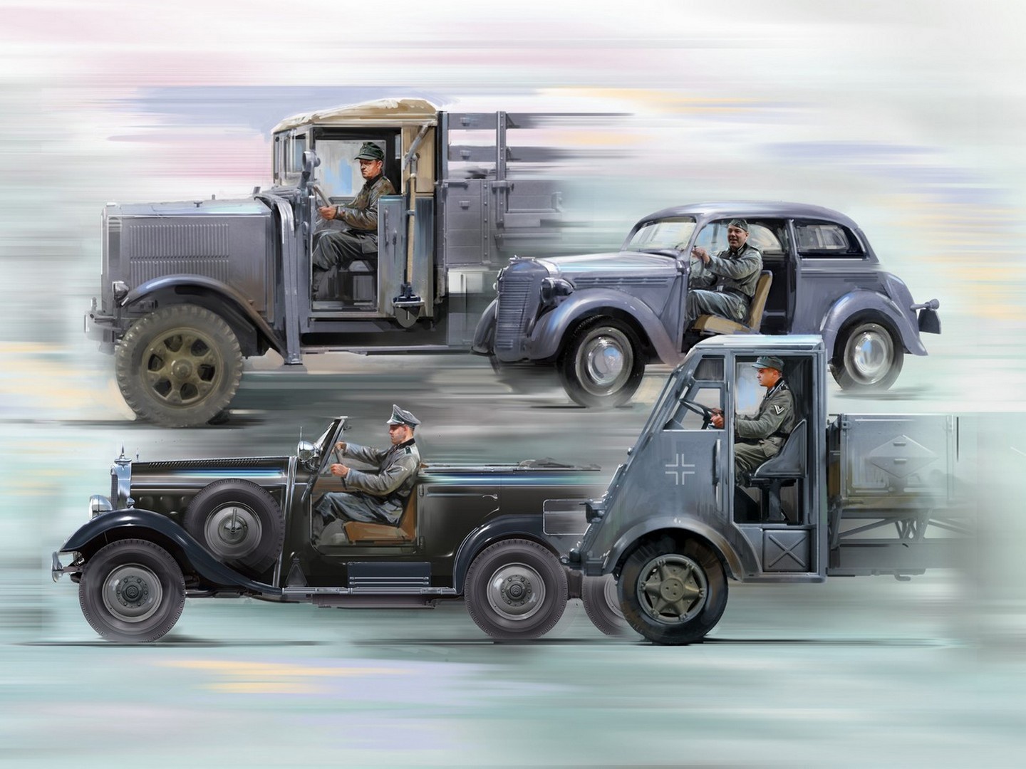 ICM 1/32 German Drivers (1939-1945) 4 Figures ICM35642 - Image 8