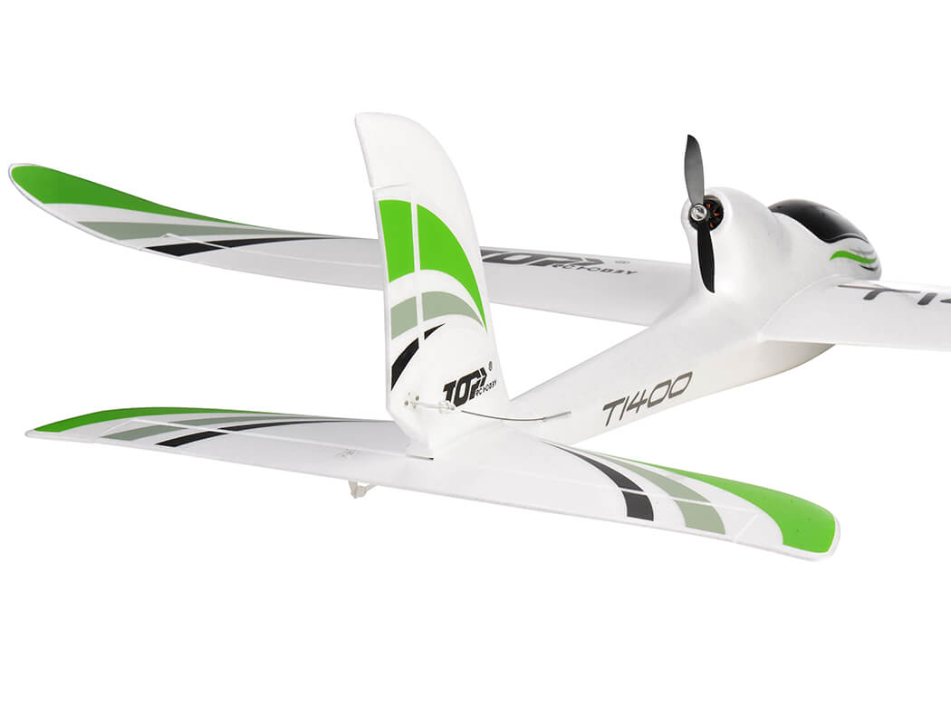 Top Rc T1400 Glider Rtf With Flysky 6Ch Radio & Gyro TOP100E