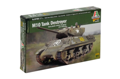 Italeri M10 Tank Destroyer 100% NEW MOULD Inc Crew 1/56 15758