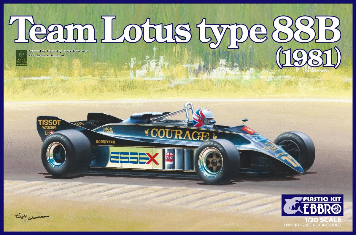 Ebbro 1/20 Team Lotus Type 88B 1981 E010