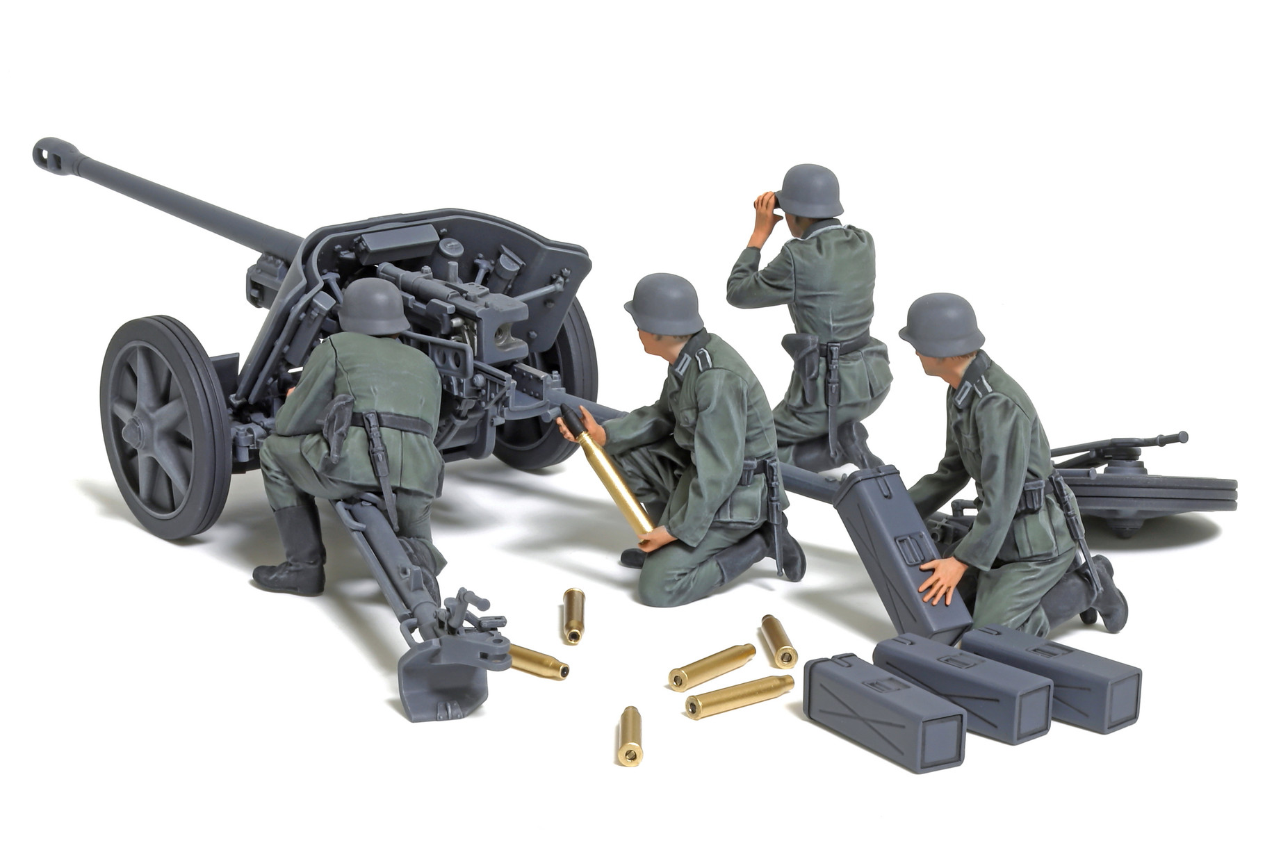 Tamiya 1/35 German Anti Tank Gun 5cm Pak38 35392 - Image 3