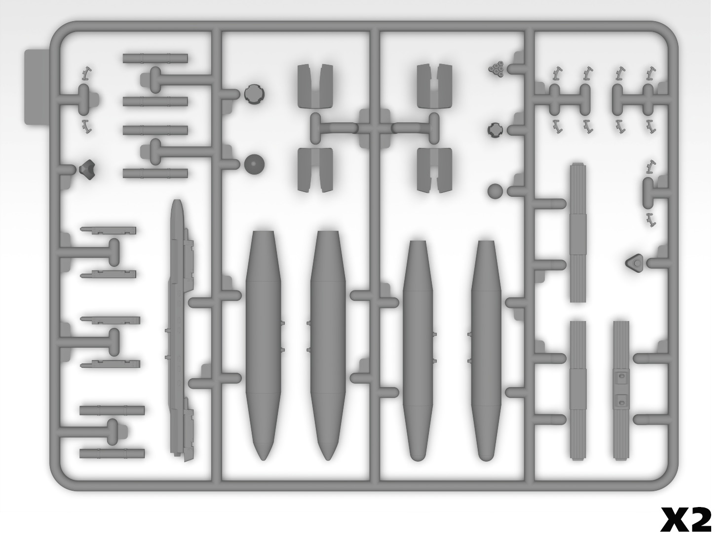 ICM U.S. Aviation Armament (Bombs & Missiles) 1:48 ICM48406 - Image 6