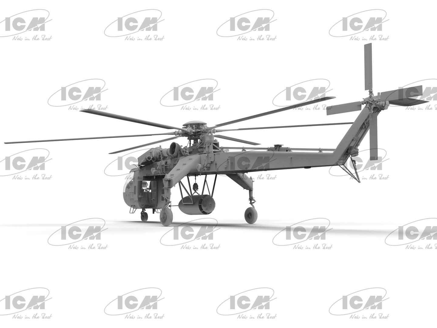 ICM Sikorsky CH-54A Tarhe with M-121 bomb 1:35 ICM53055 - Image 3
