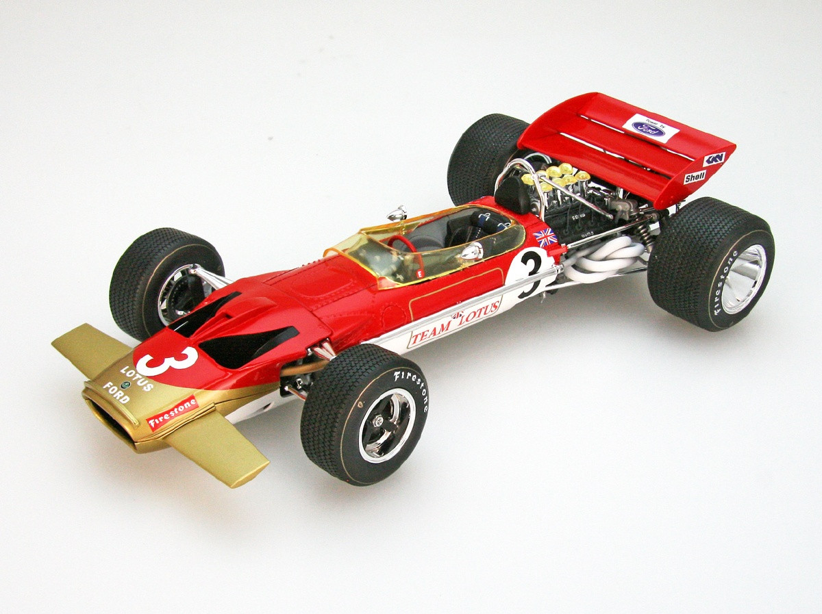 EBBRO Team Lotus Type 49C (1970) Gold Leaf E006 - Image 2