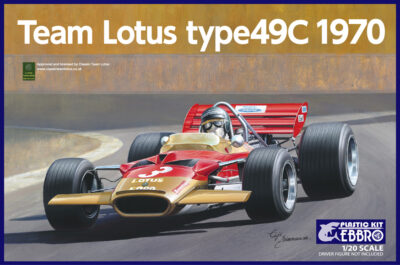 EBBRO Team Lotus Type 49C (1970) Gold Leaf E006