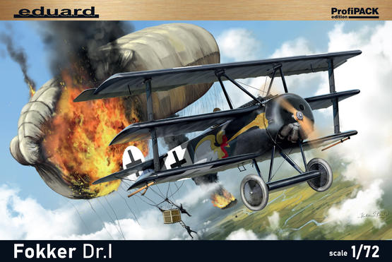 Eduard 1/72 Fokker Dr.1 Profipack Edition EDK7039