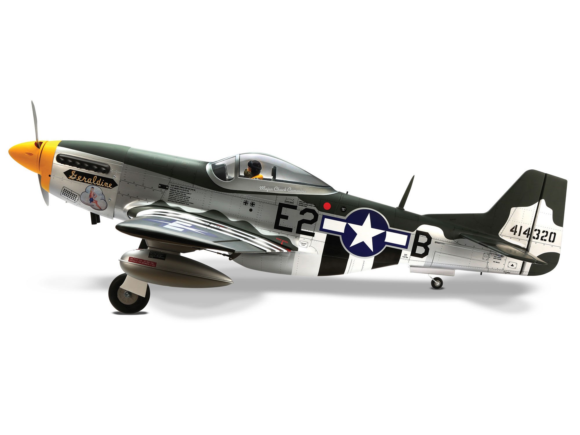 Hangar-9 P-51D Mustang 20cc ARF 69.5 Inch Updated A-HAN2820B - Image 5