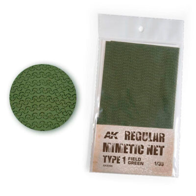 AK Interactive REGULAR CAMOUFLAGE NET Type 1 FIELD GREEN AK8066