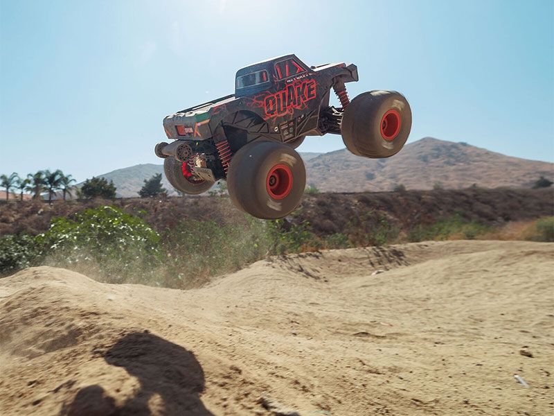 Arrma 1/16 QUAKE GROM 4X4 RTR Brushed Monster Truck (Battery and Charger Included) Red C-ARA2137T1 - Image 8