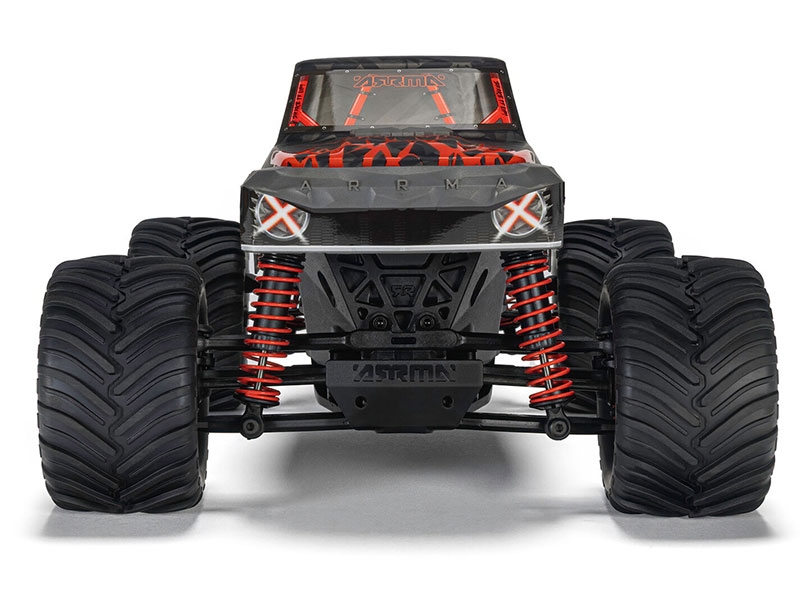 Arrma 1/16 QUAKE GROM 4X4 RTR Brushed Monster Truck (Battery and Charger Included) Red C-ARA2137T1 - Image 2
