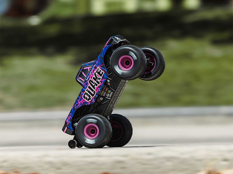 Arrma 1/16 QUAKE GROM 4X4 RTR Brushed Monster Truck (Battery and Charger Included) Purple C-ARA2137T3 - Image 8