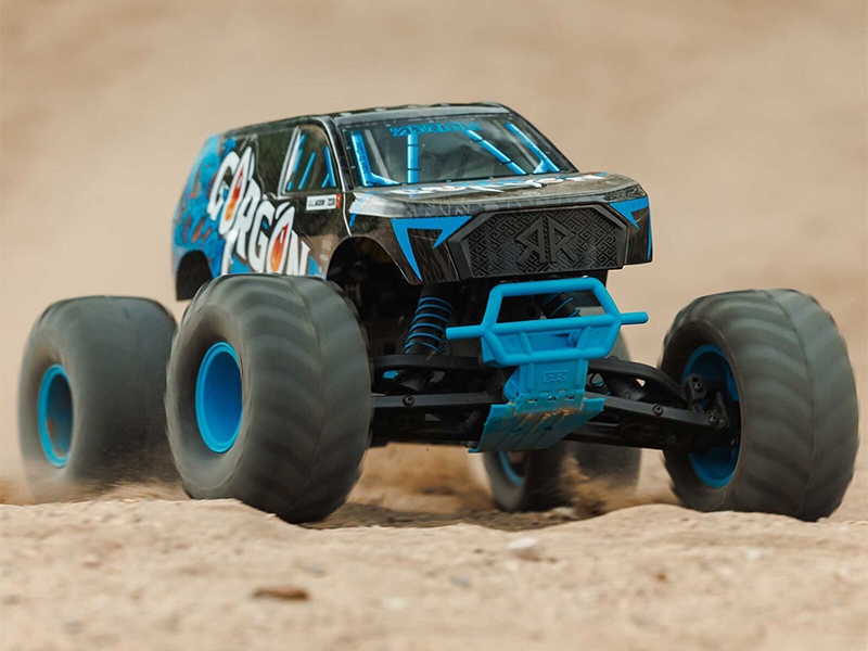 Arrma 1/10 GORGON MEGA 550 2WD MT with Battery Charger Blue C-ARA3230ST5 - Image 7