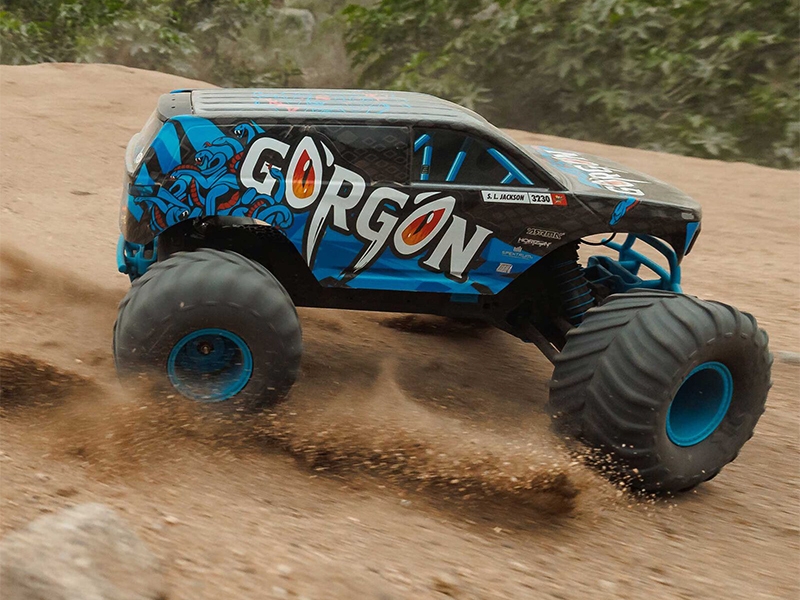 Arrma 1/10 GORGON MEGA 550 2WD MT with Battery Charger Blue C-ARA3230ST5 - Image 9