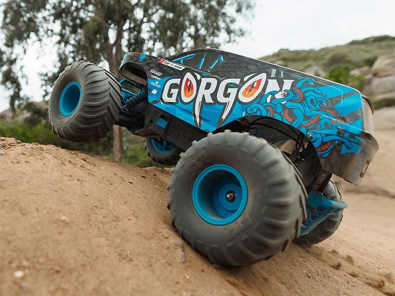Arrma 1/10 GORGON MEGA 550 2WD MT with Battery Charger Blue C-ARA3230ST5 - Image 8
