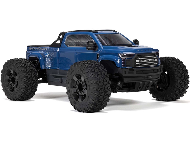 Arrma BIG ROCK 223S DSC 4X4 RTR Brushless Monster Truck 1/10 Blue C-ARA4312V4T3 - Image 2