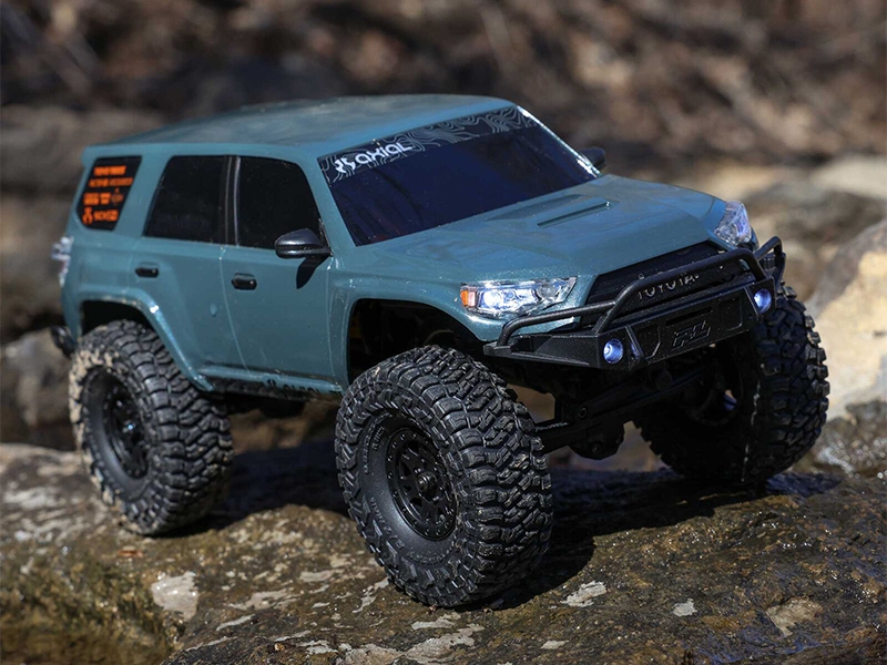Axial SCX24 Toyota 4Runner 4x4 RTR Brushed Rock Crawler 1/24 Grey C-AXI-2035T2 - Image 10