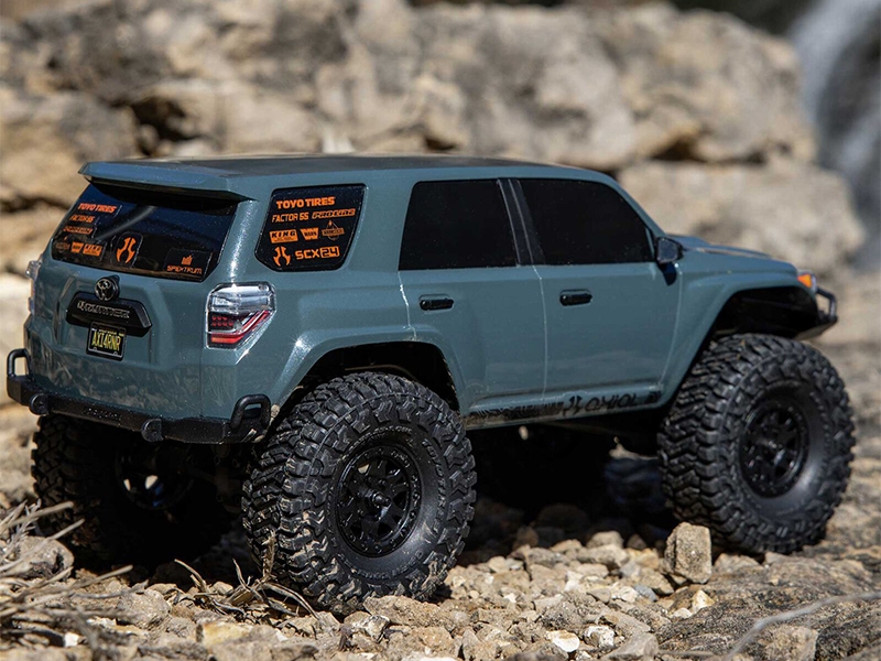 Axial SCX24 Toyota 4Runner 4x4 RTR Brushed Rock Crawler 1/24 Grey C-AXI-2035T2 - Image 9