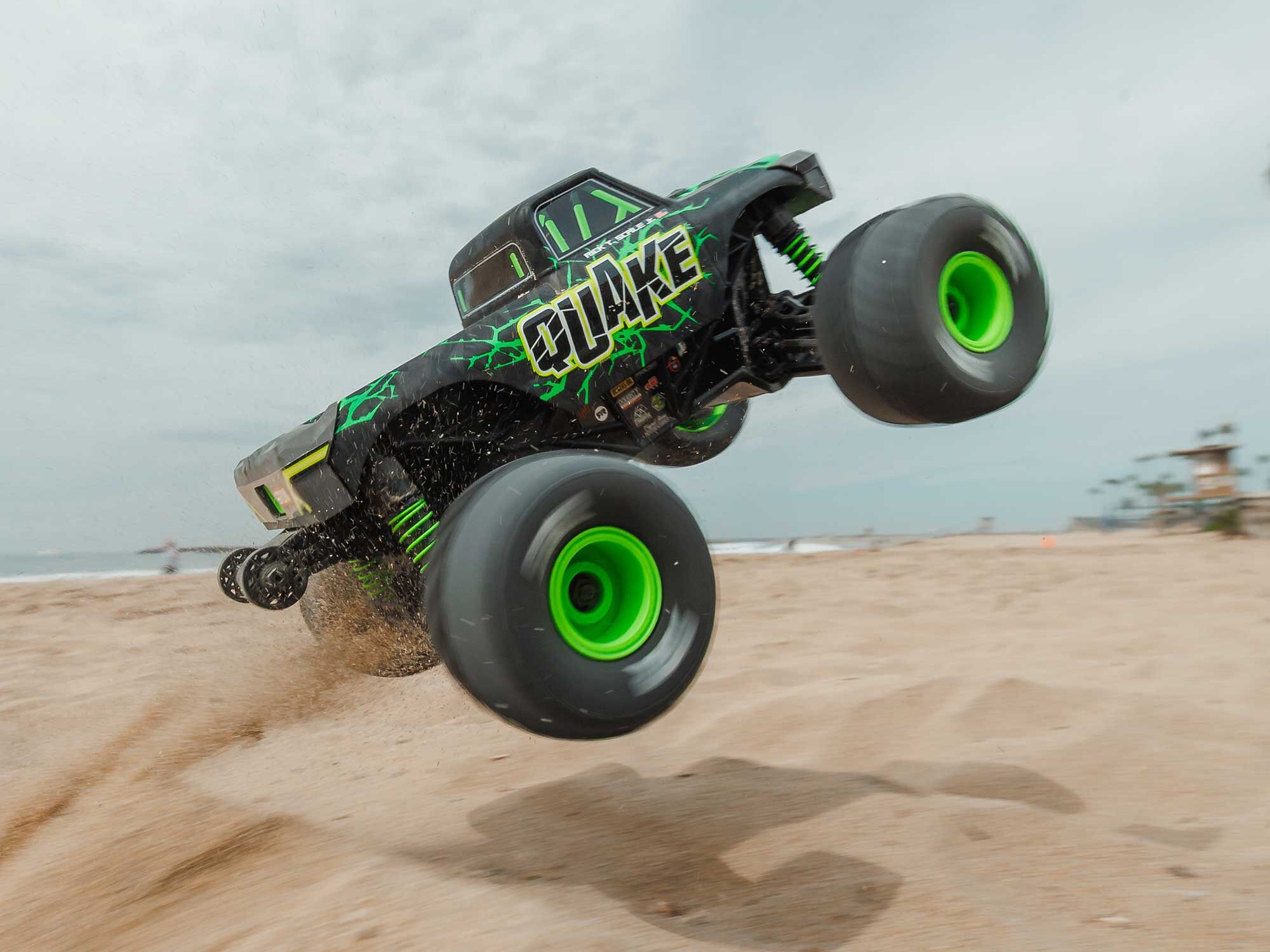 Arrma 1/16 QUAKE GROM 4X4 RTR Brushed Monster Truck (Battery and Charger Included) Green C-ARA2137T2 - Image 16