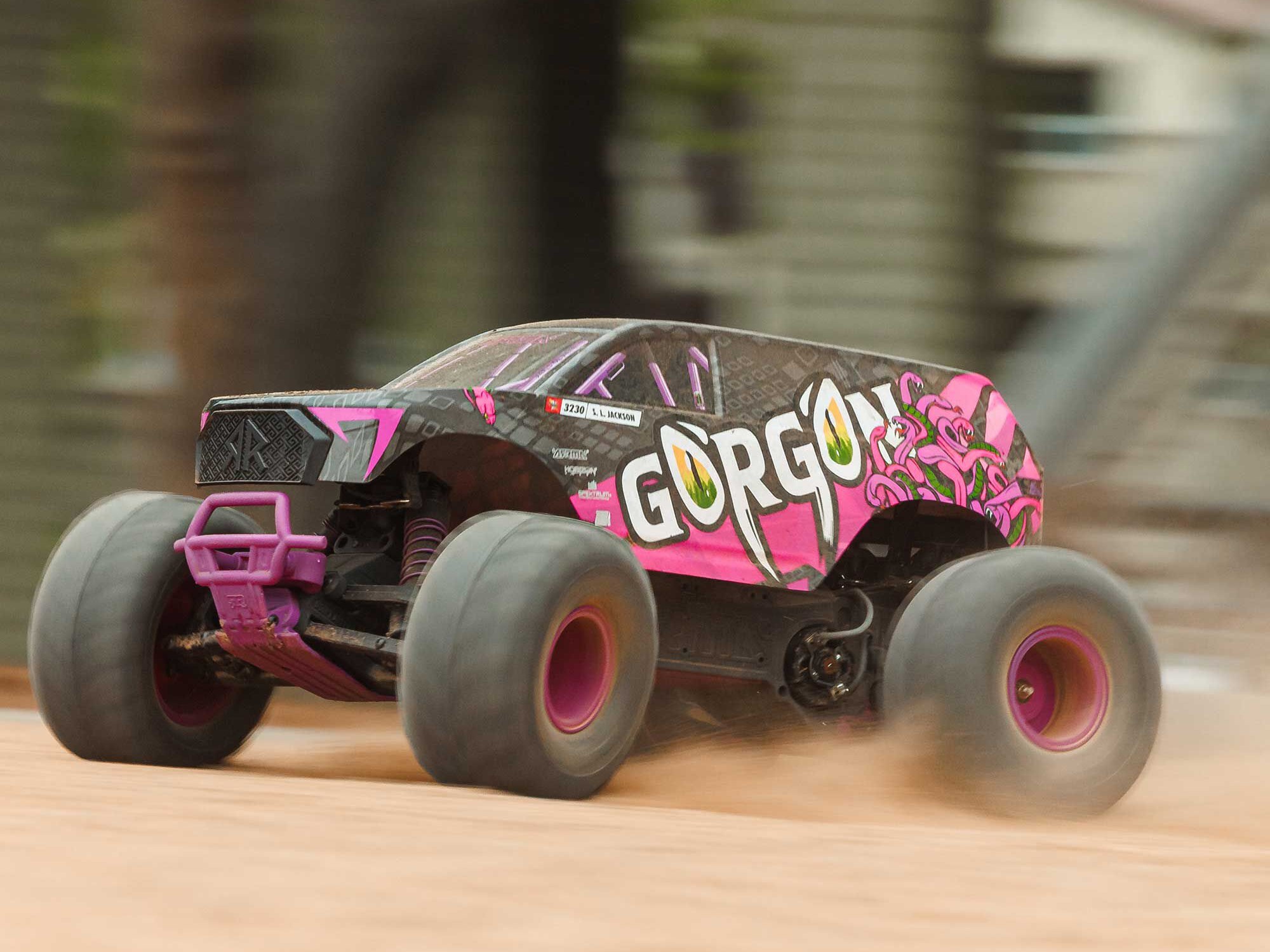 Arrma 1/10 GORGON MEGA 550 2WD MT with Battery Charger Purple C-ARA3230ST4 - Image 25