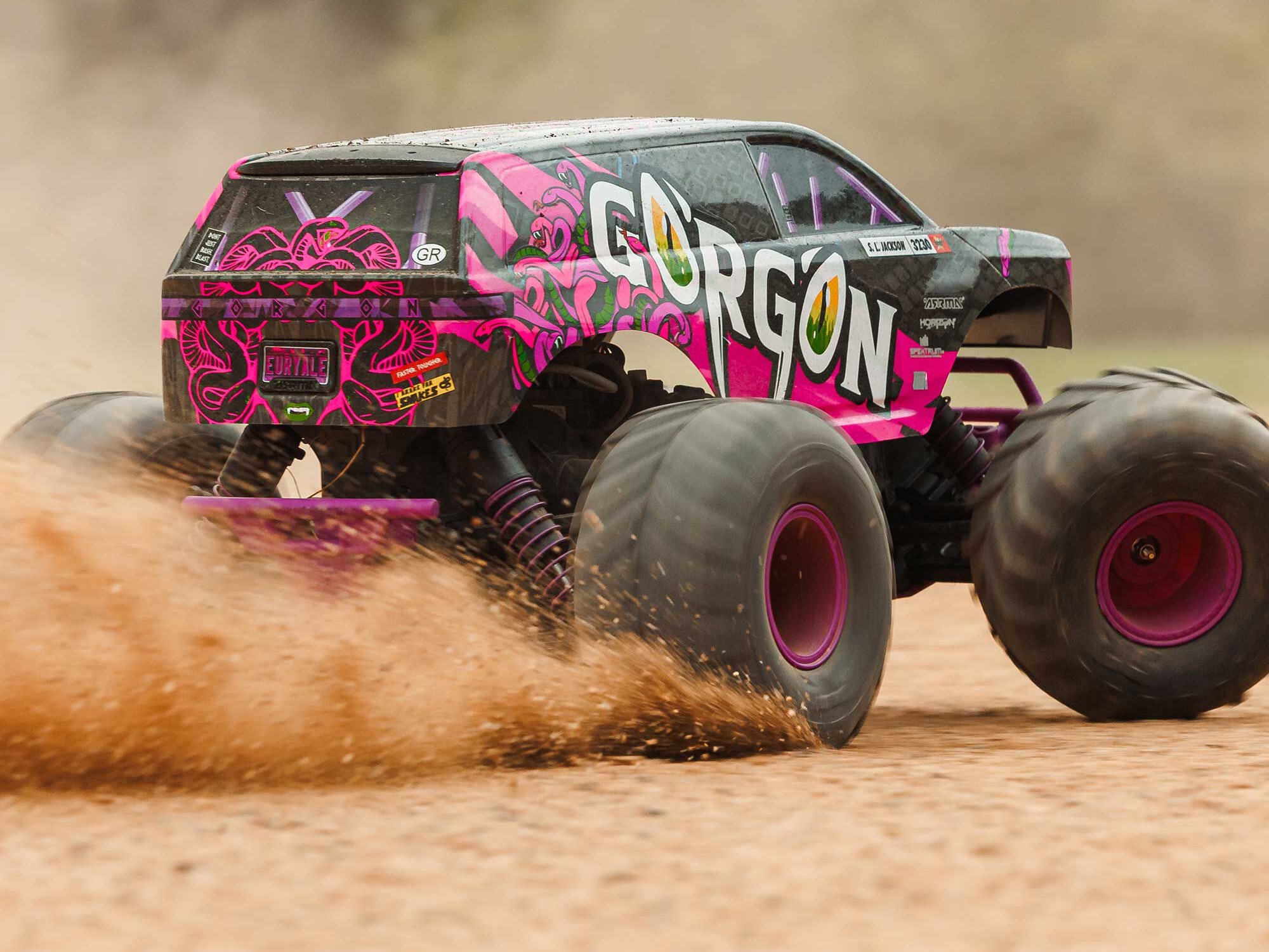 Arrma 1/10 GORGON MEGA 550 2WD MT with Battery Charger Purple C-ARA3230ST4 - Image 22