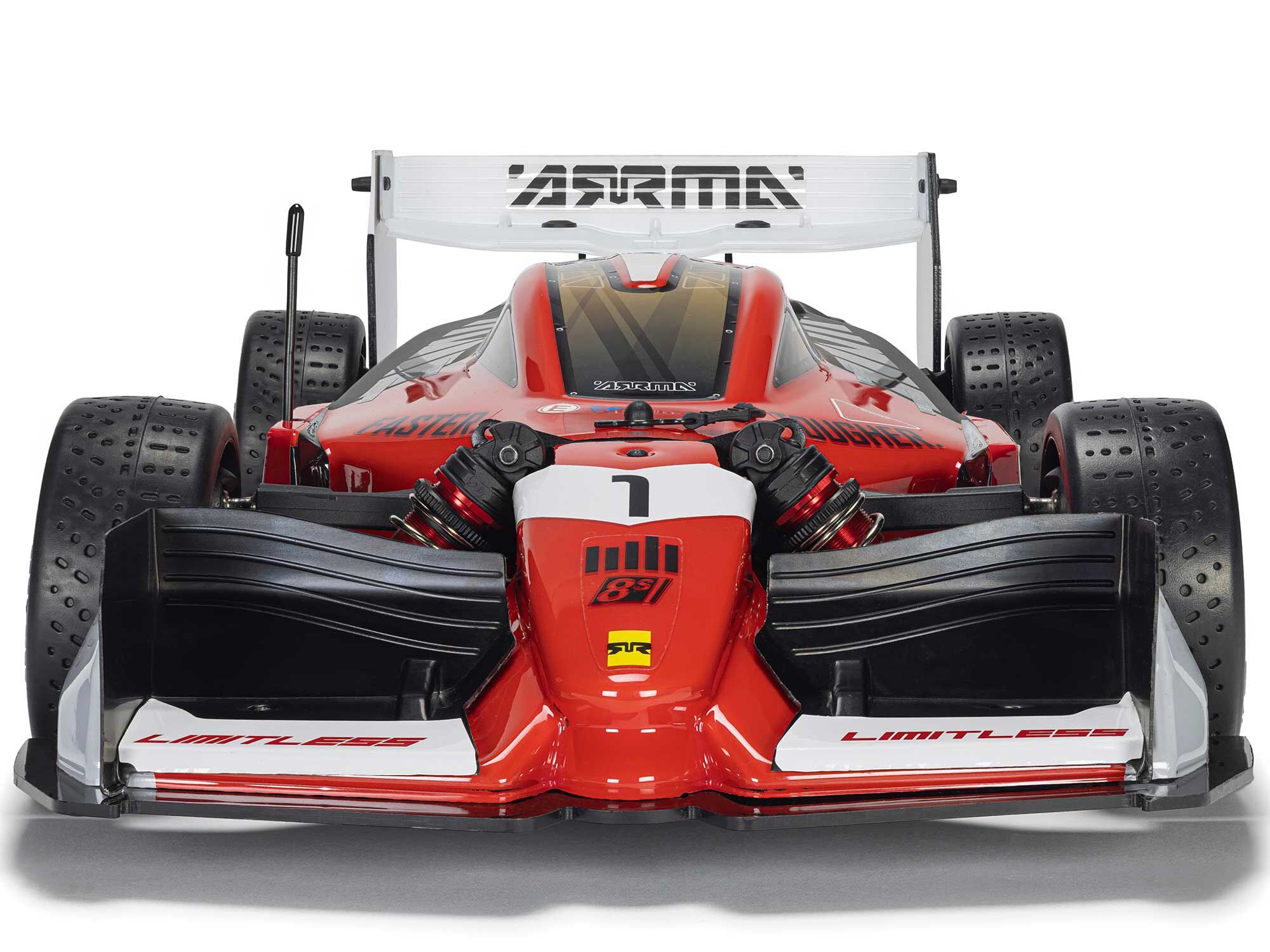 Arrma 1/7 LIMITLESS 8S AVC 4X4 RTR BLX Street Speed, Red/Black C-ARA7816T1 - Image 6