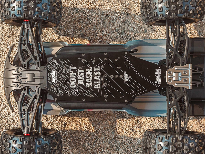 Arrma 1/8 KRATON 6S V6 4X4 BLX Speed Monster Truck RTR Black/Green C-ARA8608V6T3 - Image 13