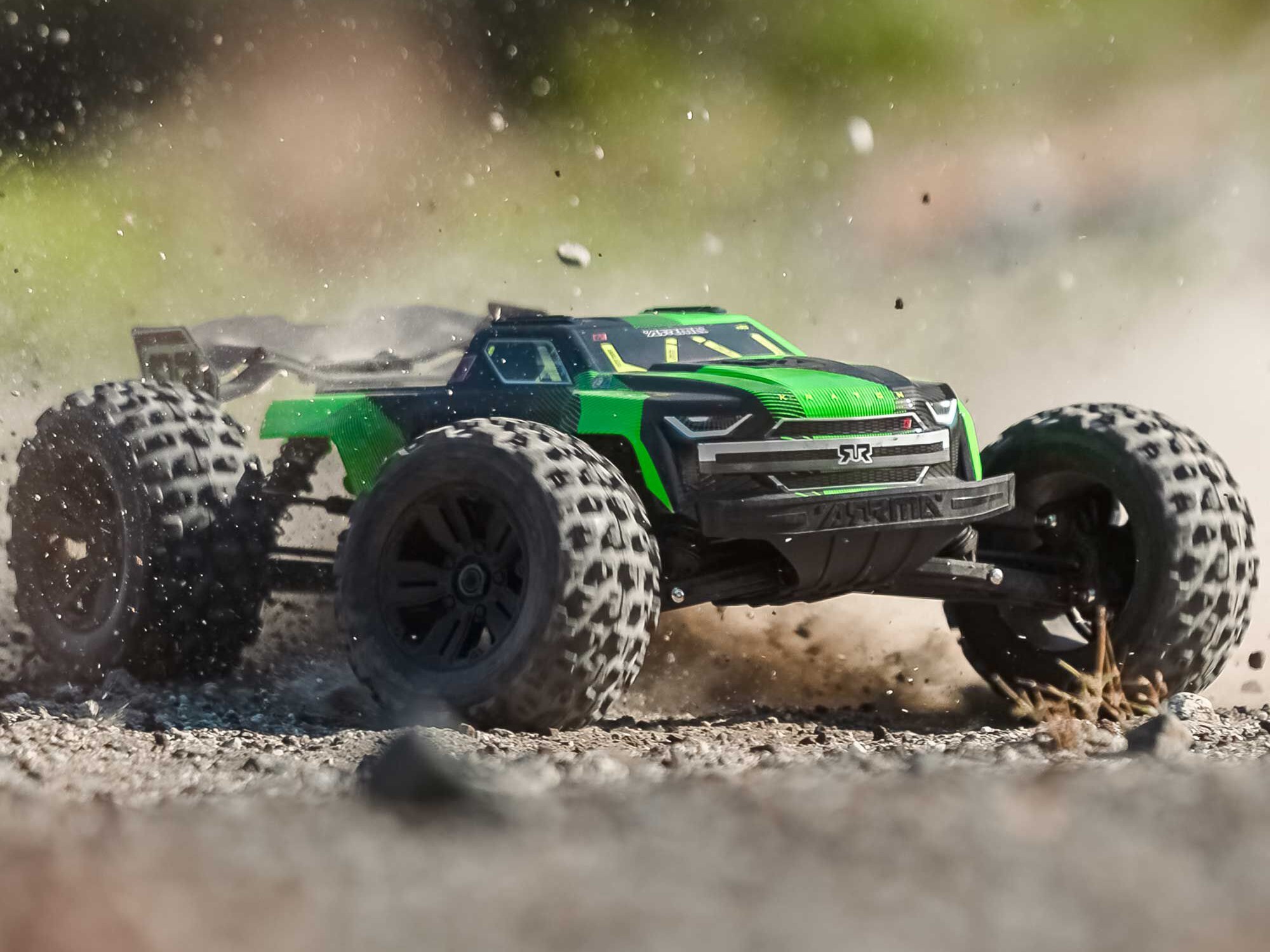 Arrma 1/8 KRATON 6S V6 4X4 BLX Speed Monster Truck RTR Black/Green C-ARA8608V6T3 - Image 17