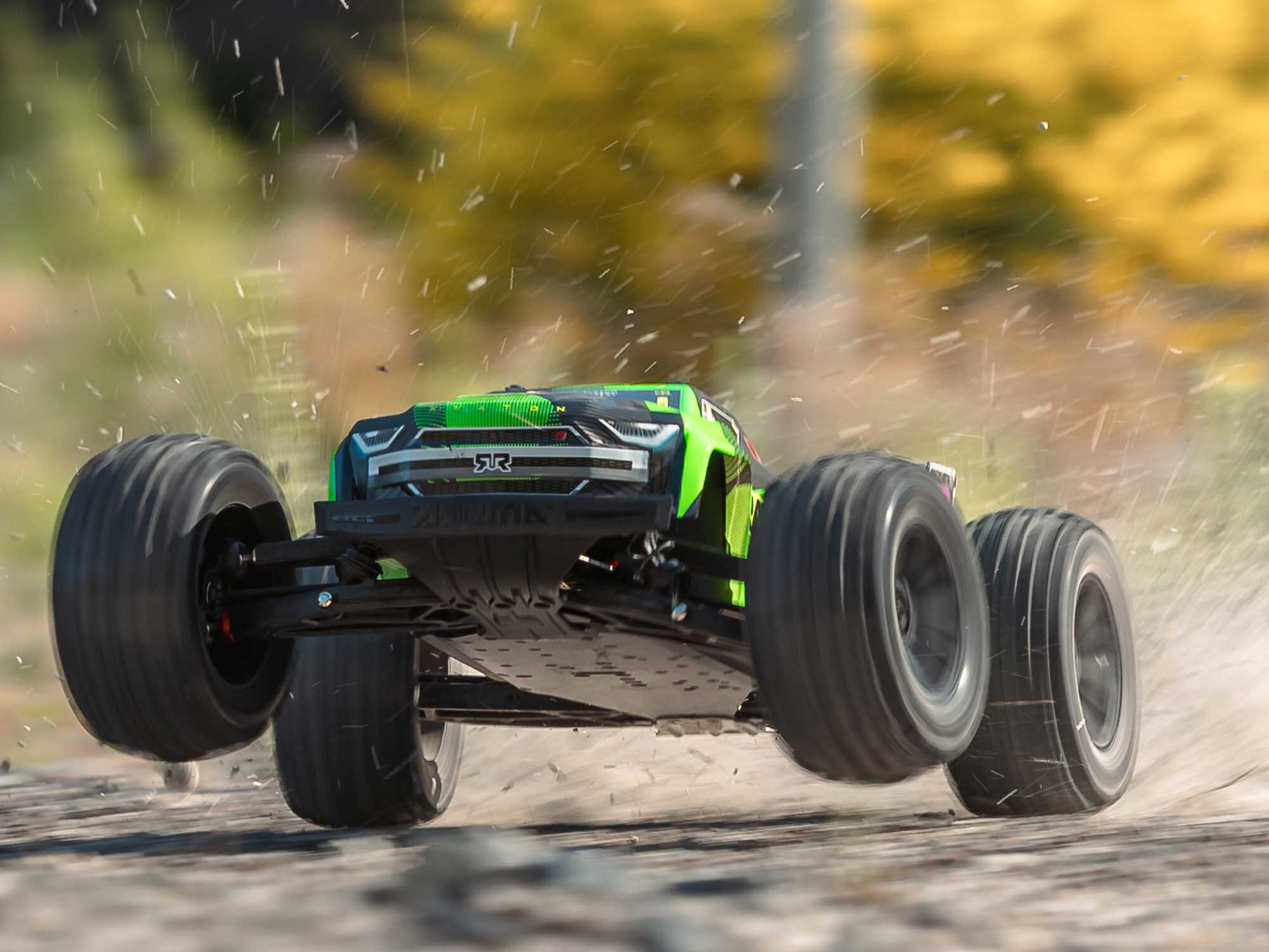 Arrma 1/8 KRATON 6S V6 4X4 BLX Speed Monster Truck RTR Black/Green C-ARA8608V6T3 - Image 15