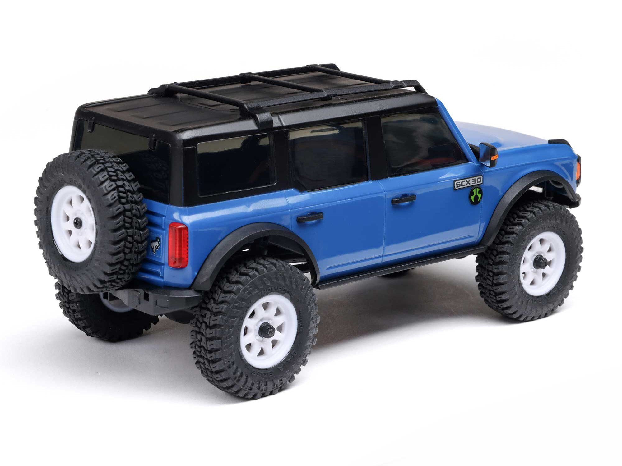 Axial 1/30 SCX30 Ford Bronco 4X4 RTR Brushed Rock Crawler Blue C-AXI-2048T1 - Image 5