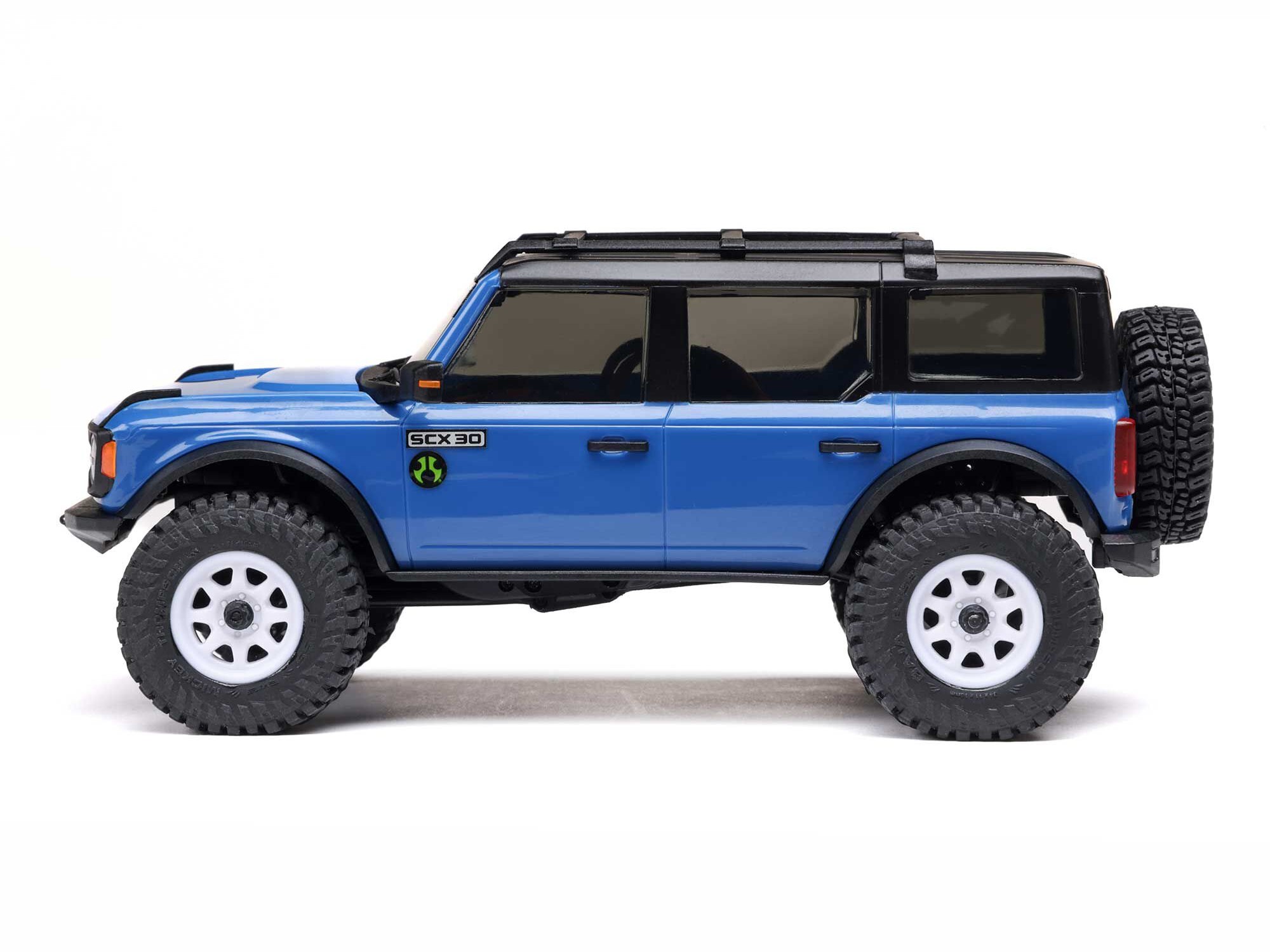 Axial 1/30 SCX30 Ford Bronco 4X4 RTR Brushed Rock Crawler Blue C-AXI-2048T1 - Image 4
