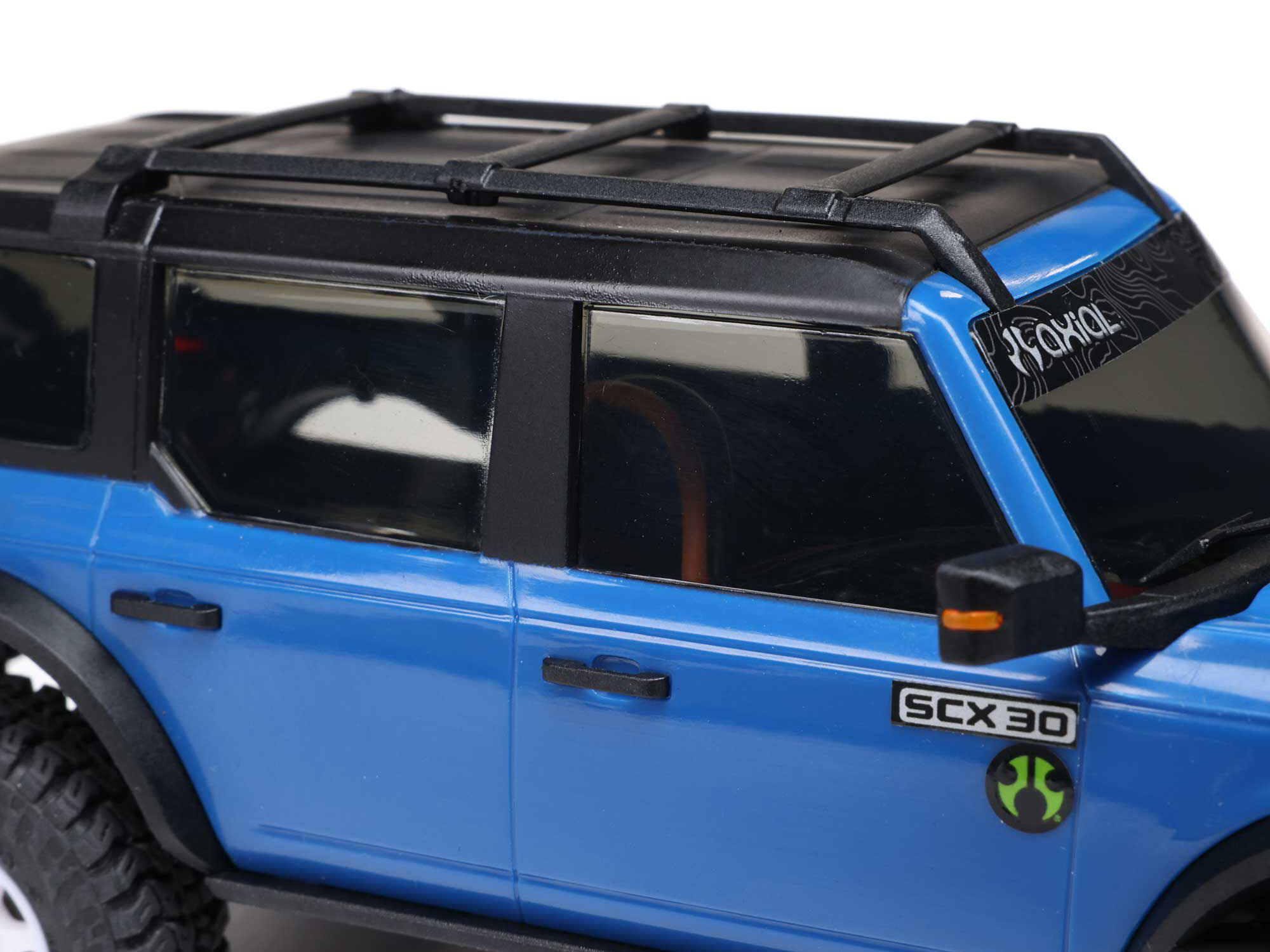 Axial 1/30 SCX30 Ford Bronco 4X4 RTR Brushed Rock Crawler Blue C-AXI-2048T1 - Image 8