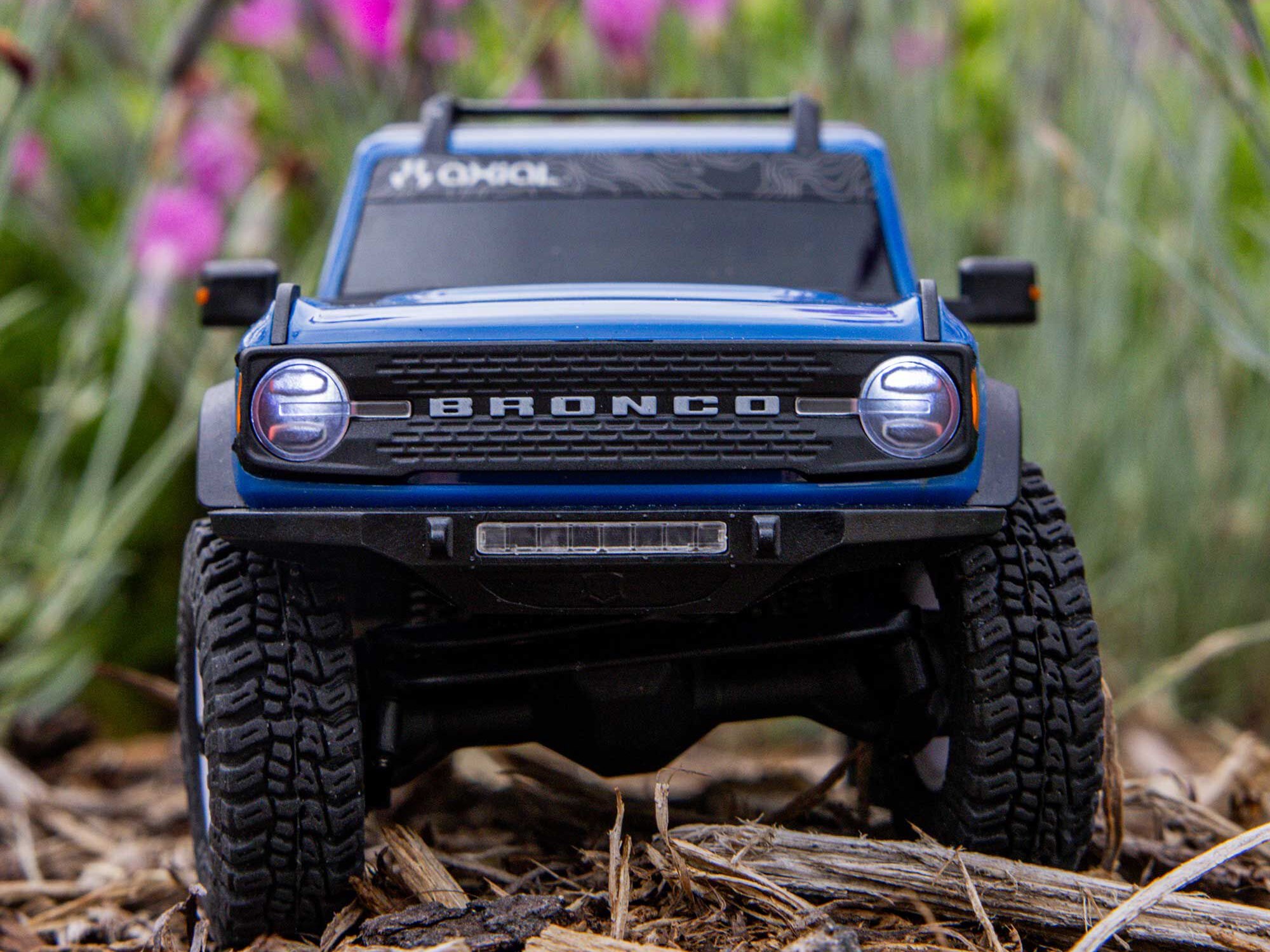 Axial 1/30 SCX30 Ford Bronco 4X4 RTR Brushed Rock Crawler Blue C-AXI-2048T1 - Image 9