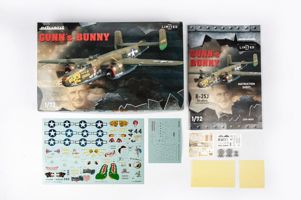 Eduard Gunn’s Bunny (B-25J Mitchell) Limited Edition (1/72) EDK2139 - Image 8