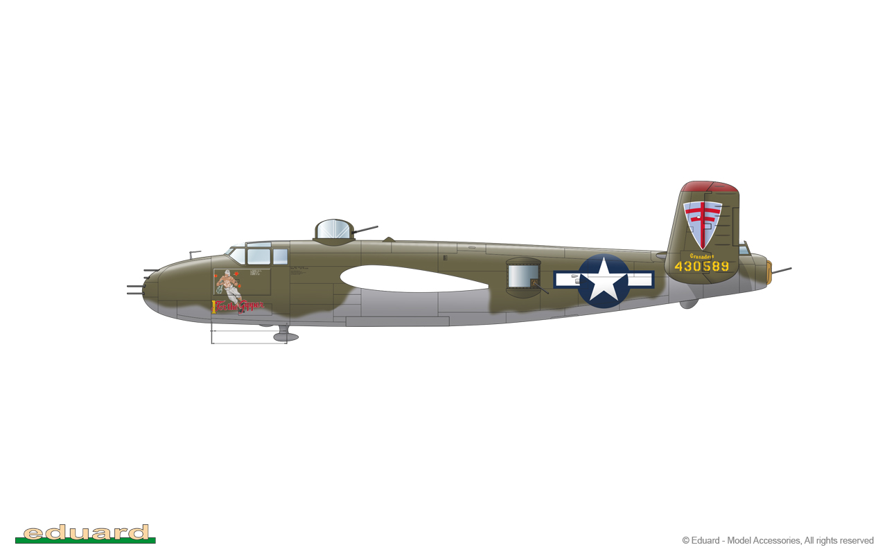 Eduard Gunn’s Bunny (B-25J Mitchell) Limited Edition (1/72) EDK2139 - Image 7