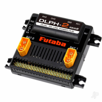 Futaba DLPH-2 Intelligent Power Hub (Dual Rx, Dual Battery, Gyro Capable) FUT05102735-1