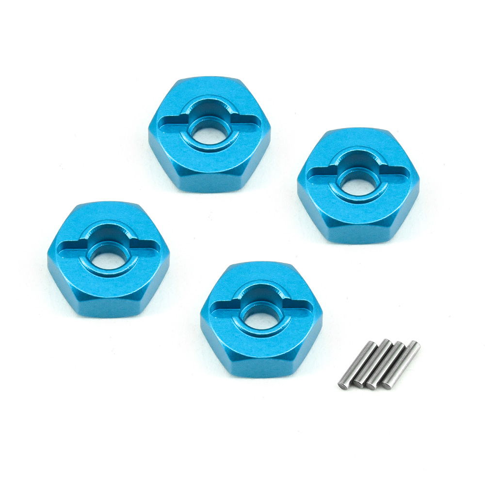 Rc Overhaul Wheel Hex 12mm 4pcs Blue Aluminum TT01 G-RCO-TAM06