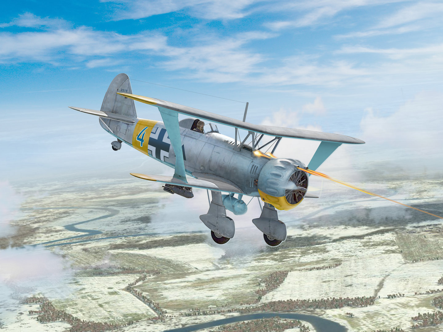 ICM 1/32 Hs 123A-1 (Late), WWII German Attack Aircraft ICM32015 - Image 15