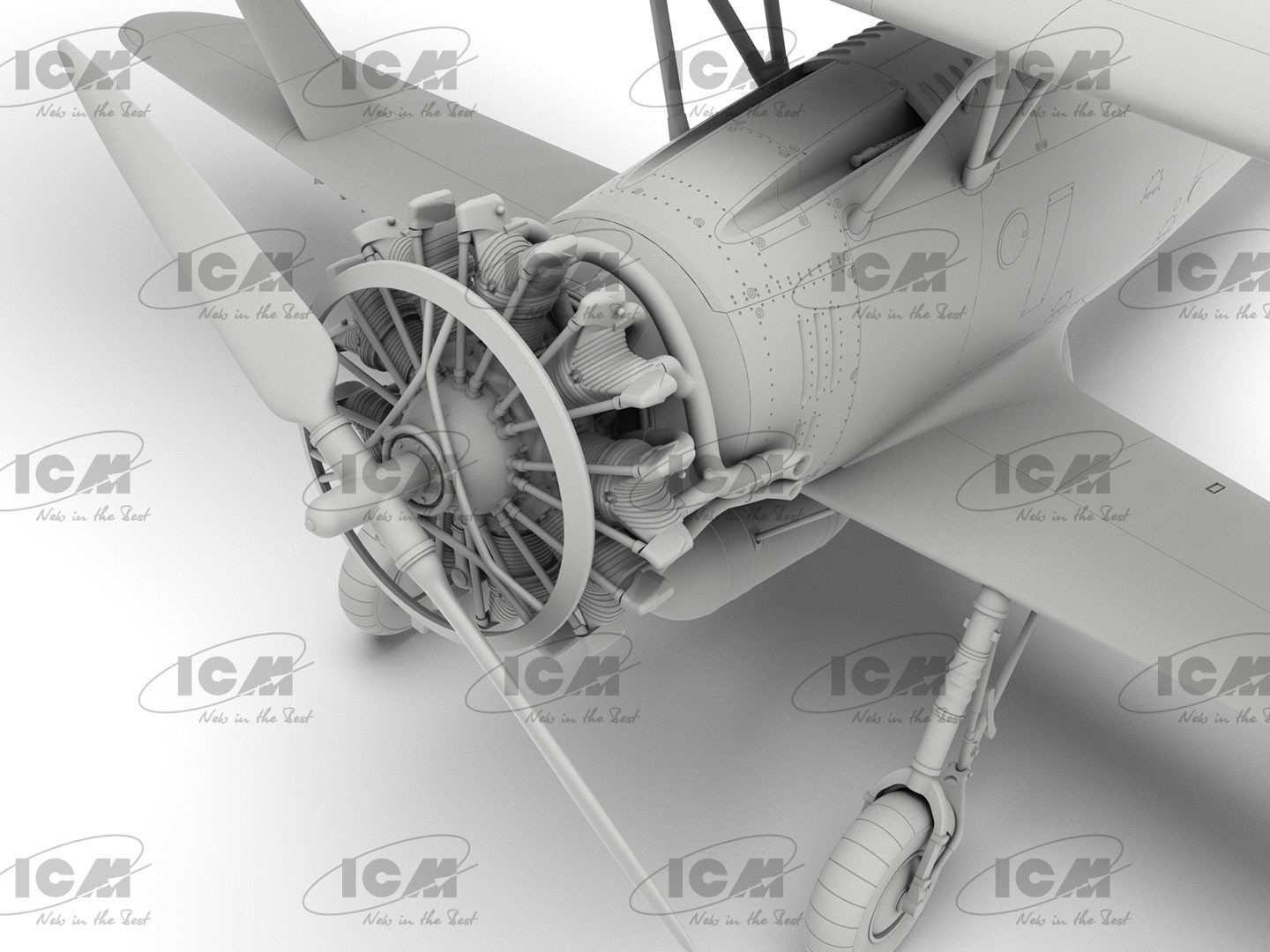 ICM 1/32 Hs 123A-1 (Late), WWII German Attack Aircraft ICM32015 - Image 9