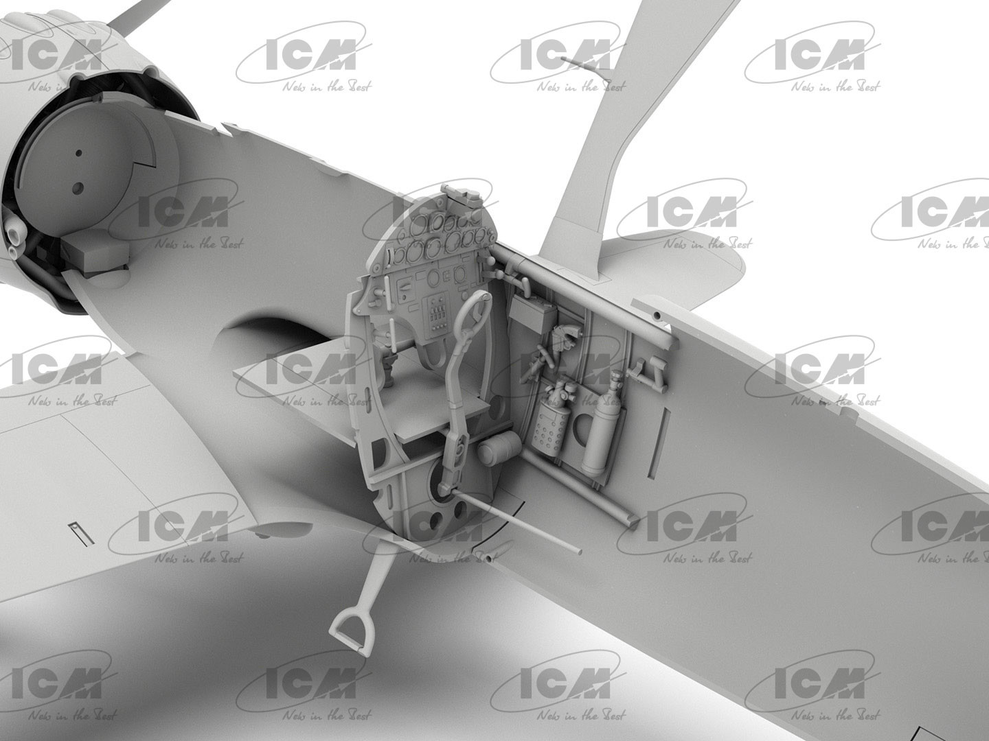 ICM 1/32 Hs 123A-1 (Late), WWII German Attack Aircraft ICM32015 - Image 8