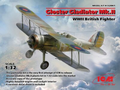 ICM Gloster Gladiator Mk.II, WWII British Fighter Plane 1:32 ICM32041