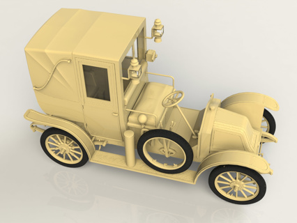 ICM Type AG 1910 London Taxi Car 1:35 ICM35658