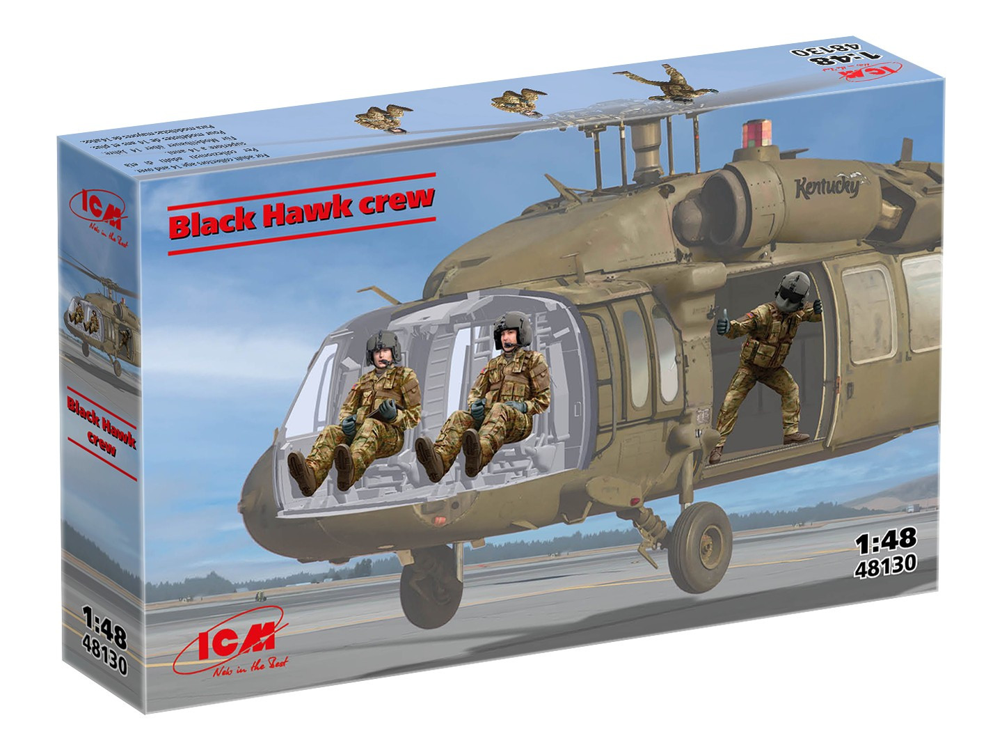 ICM Black Hawk Crew 1:48 48130 - Image 2