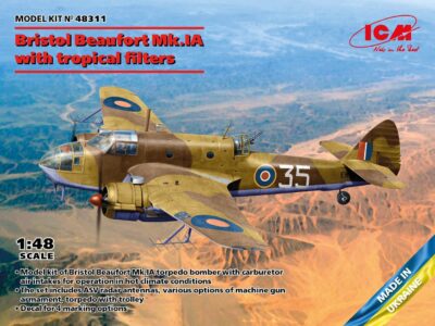 ICM Bristol Beaufort Mk.IA with Tropical Filters 1:48 ICM48311