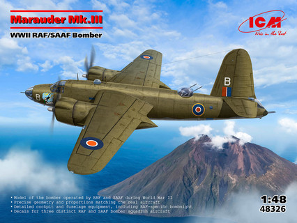 ICM Marauder Mk.III, WWII RAF/SAAF Bomber 1:48 ICM48326