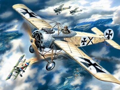 ICM Fokker E.IV, WWI German Fighter Plane 1:72 ICM72111