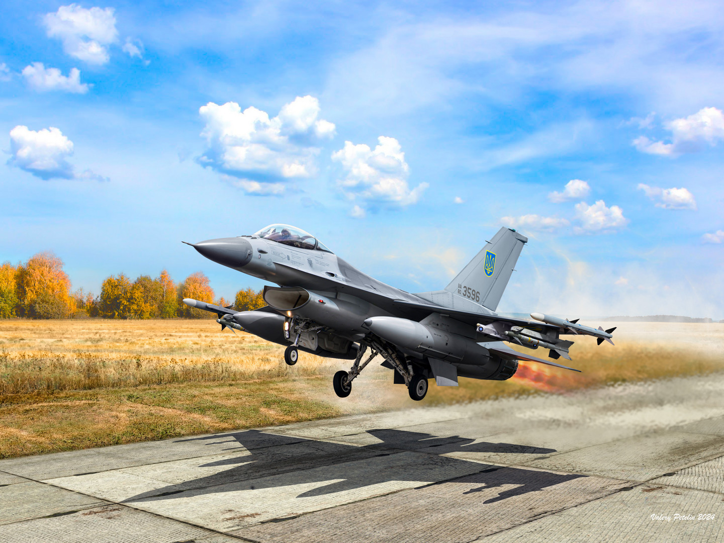 ICM F-16AM of Ukrainian Air Forces with PAG-14 1:72 ICM72145 - Image 2